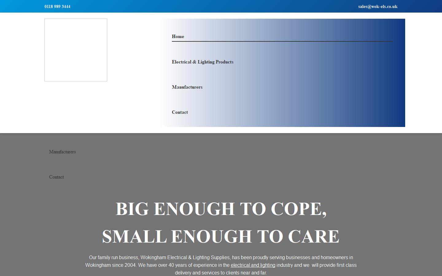 Wokingham Electrical & Lighting Supplies Website