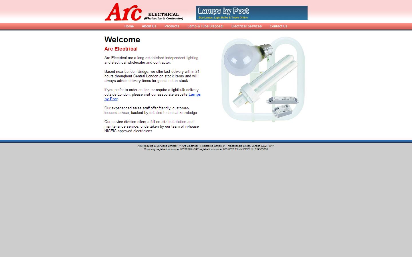 A R C Electrical Website
