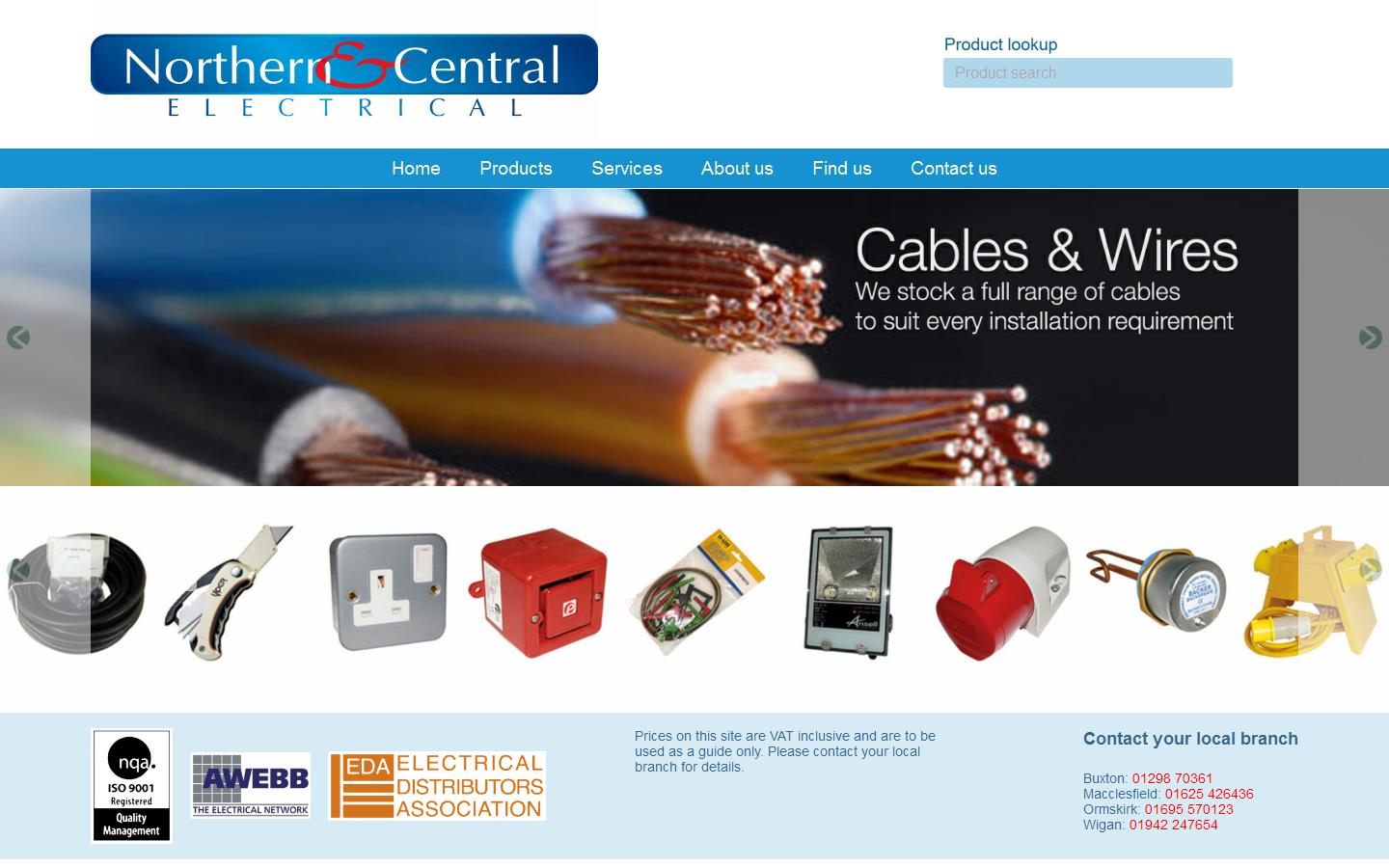 Northern & Central Electrical Website