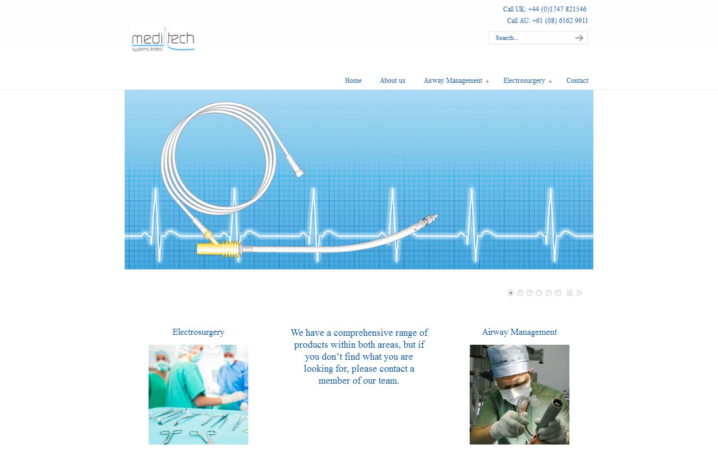 Meditech Systems Ltd Website