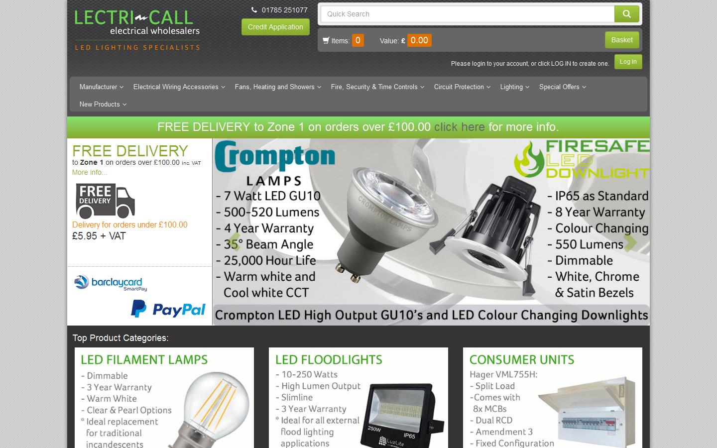 Lectri-call Ltd Website