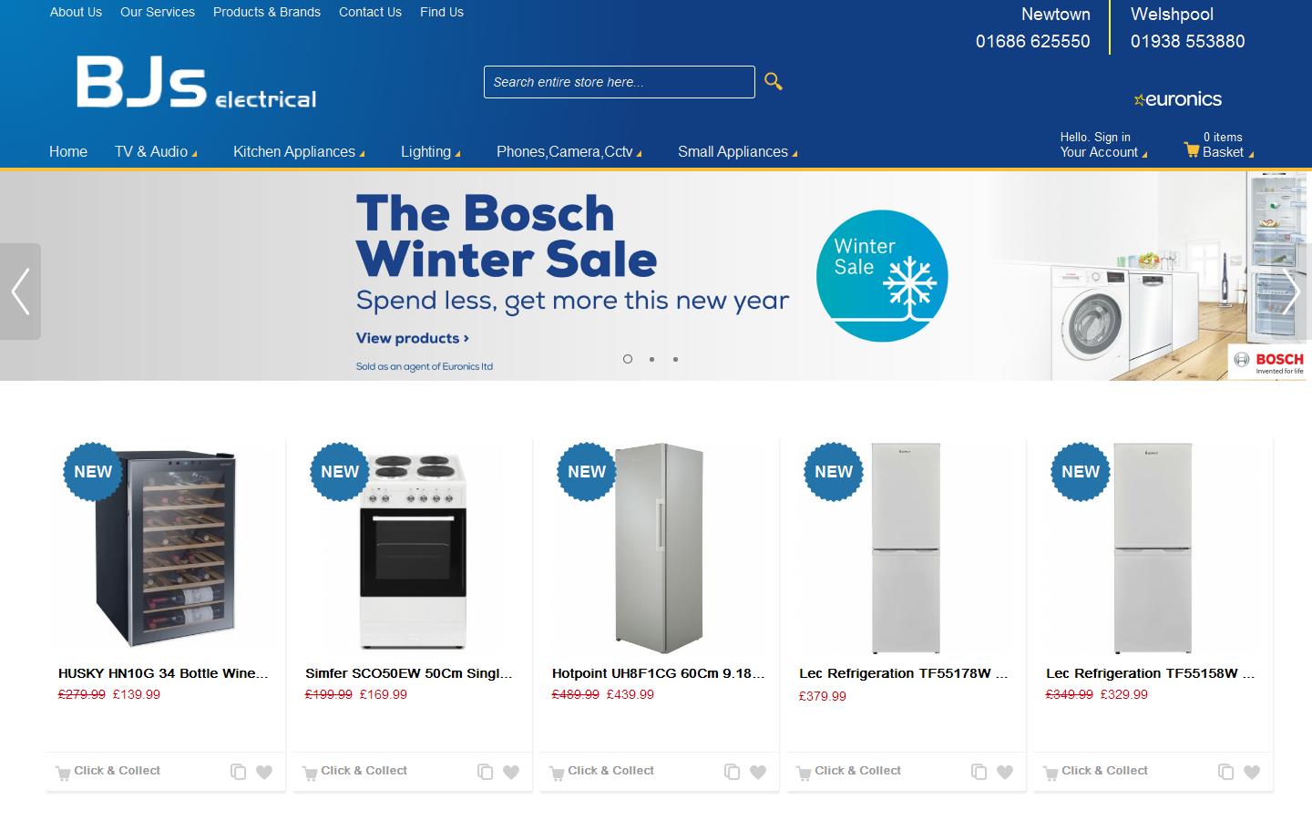 B J''s Electrical Website
