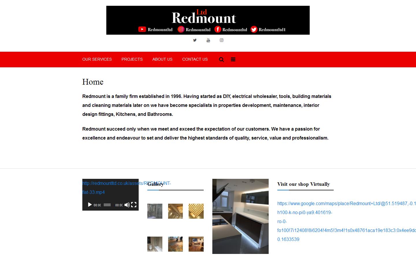 Redmount Ltd Website