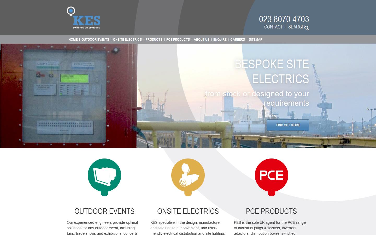 Kes Power & Light Website