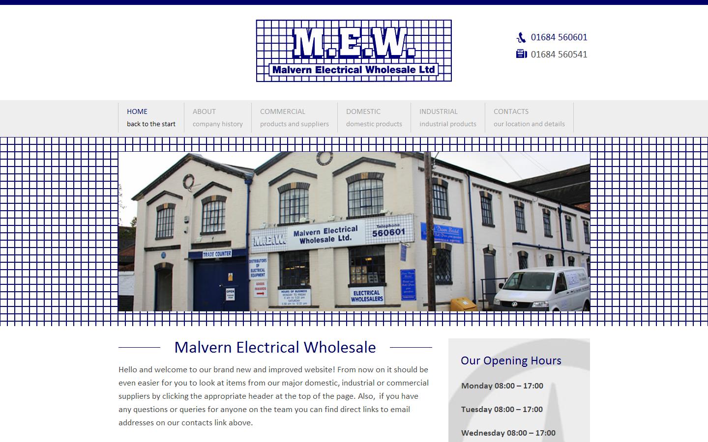 Malvern Electrical Wholesale Ltd Website