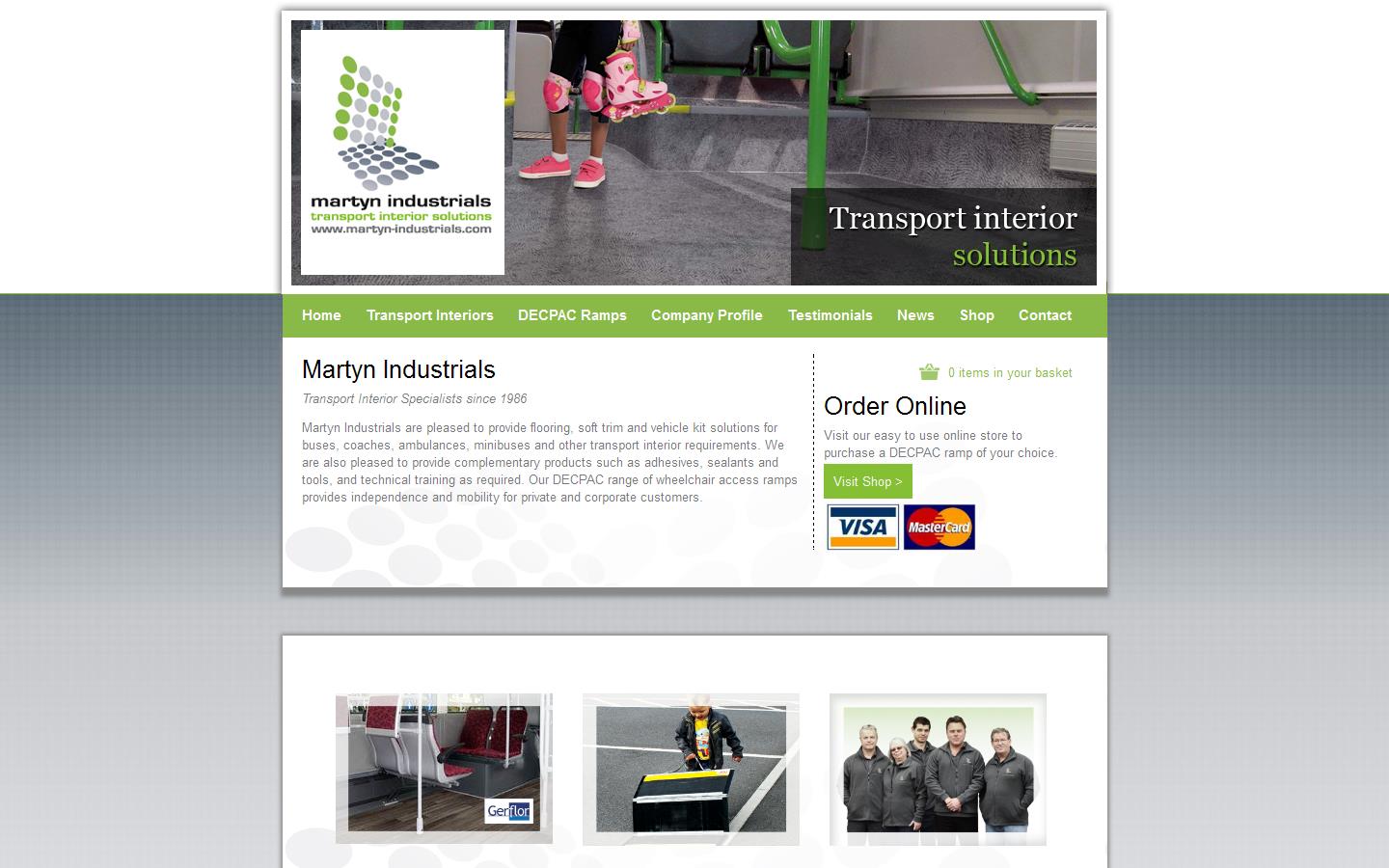 Martyn Industrials Ltd Website