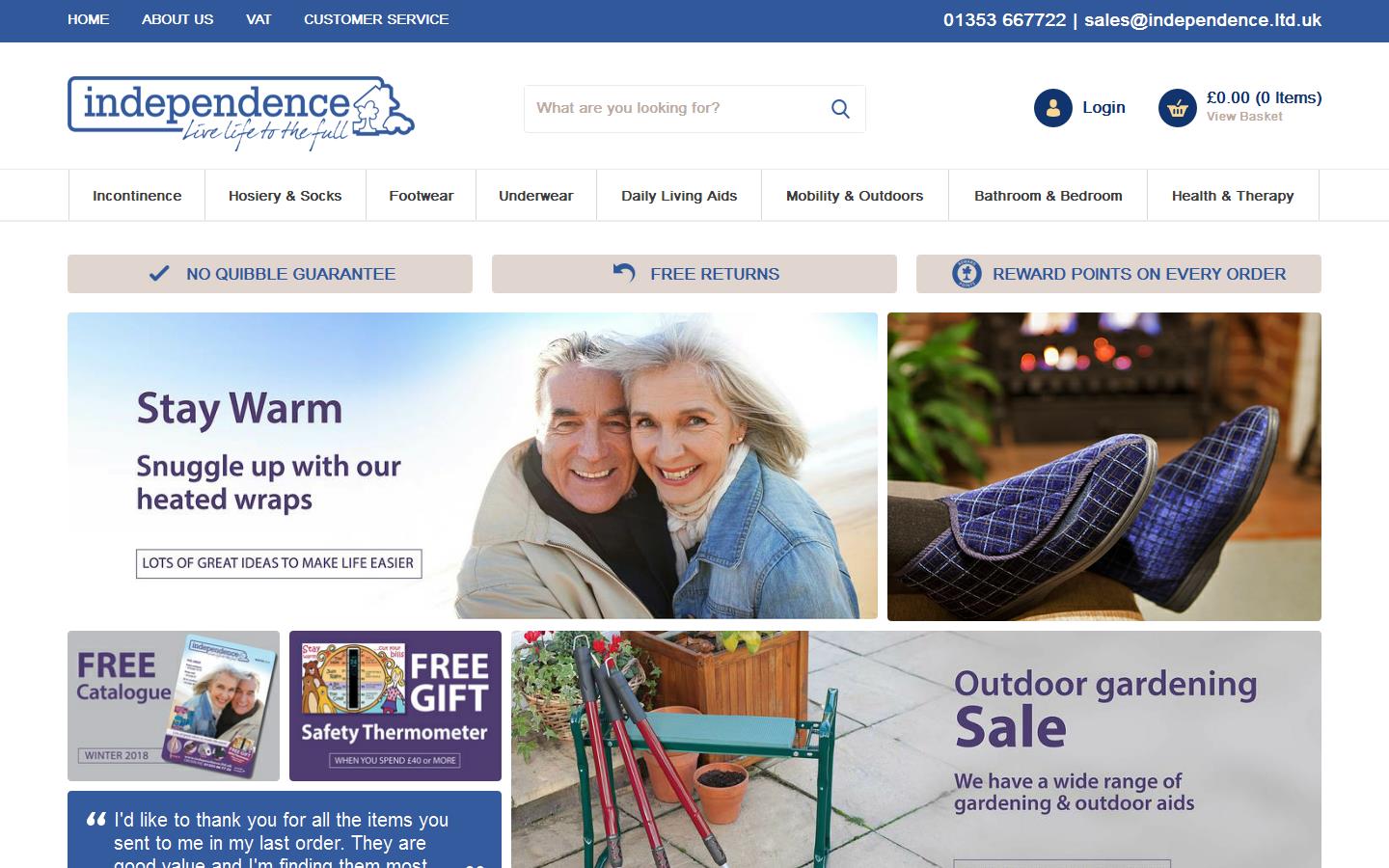 Independence Website