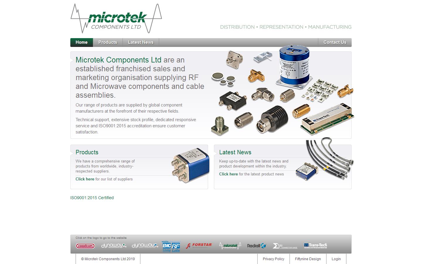 Microtek Components Ltd Website