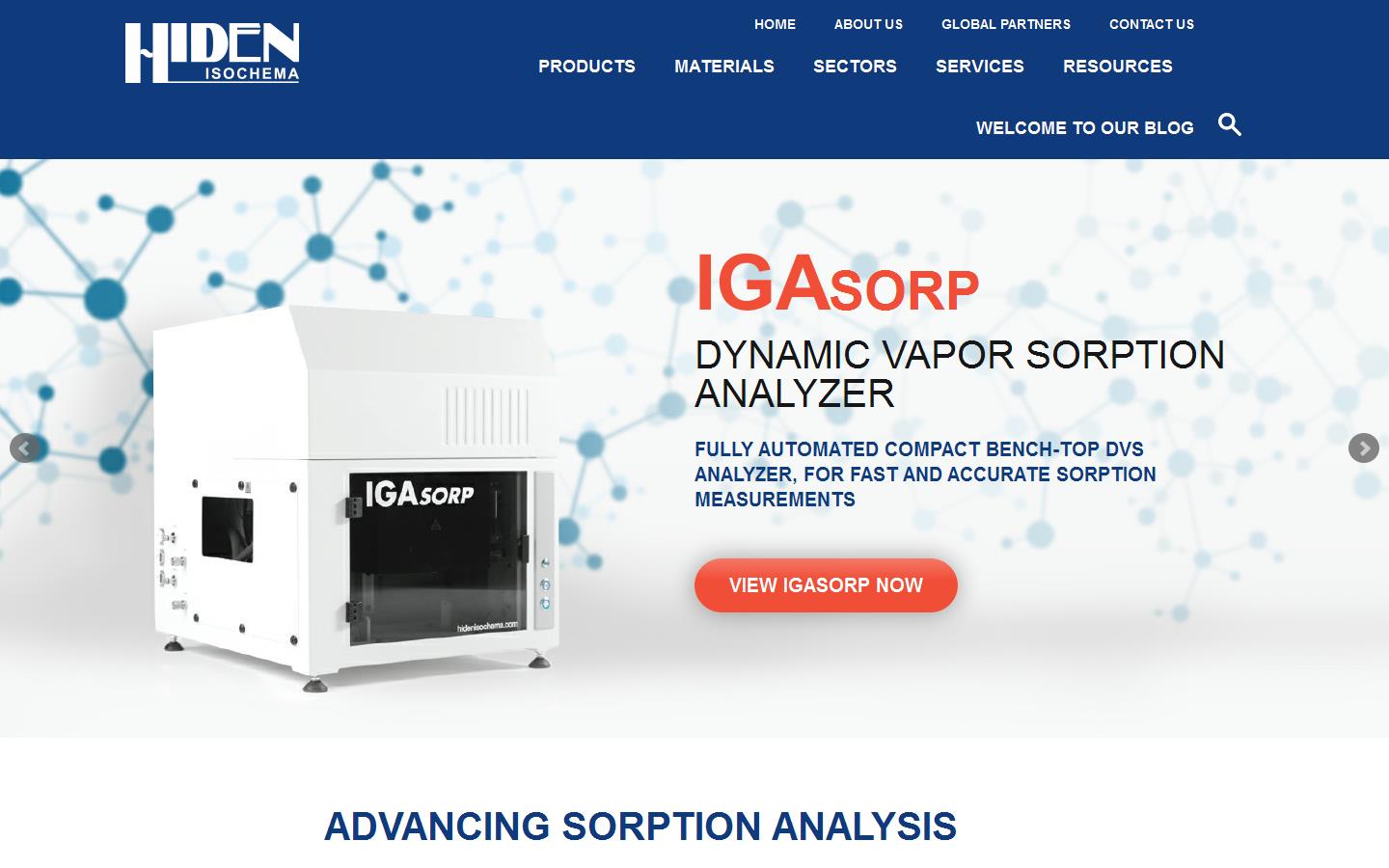 Hiden Isochema Website