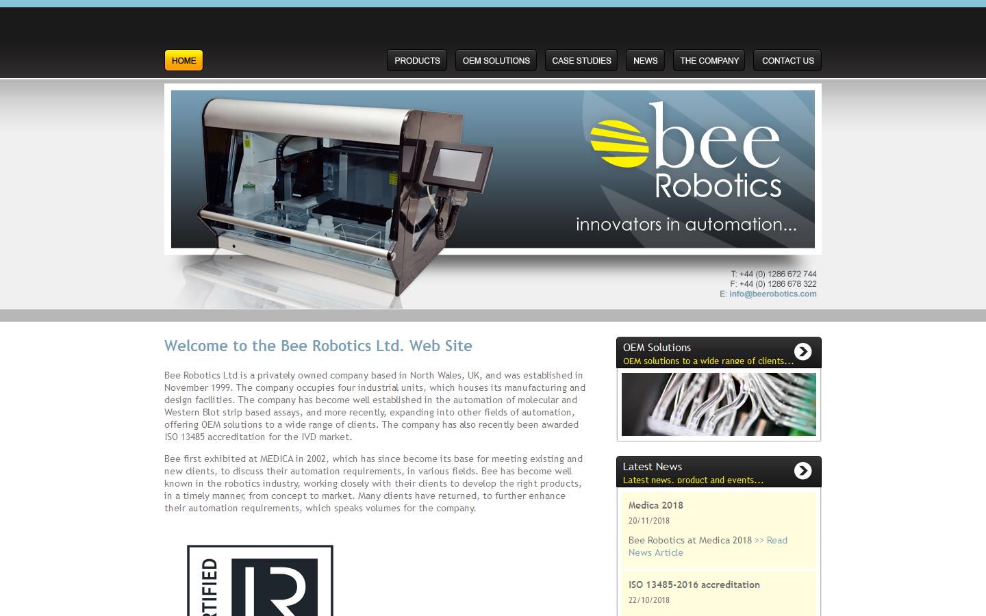 Bee Robotics Website