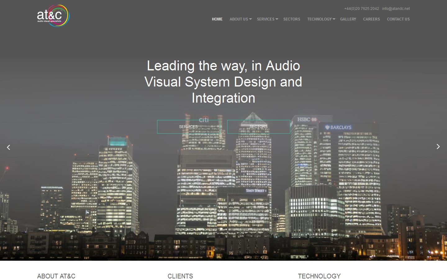 A T & C Professional Systems Ltd Website