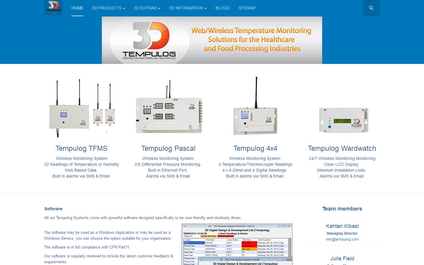 3 D Tempulog Website