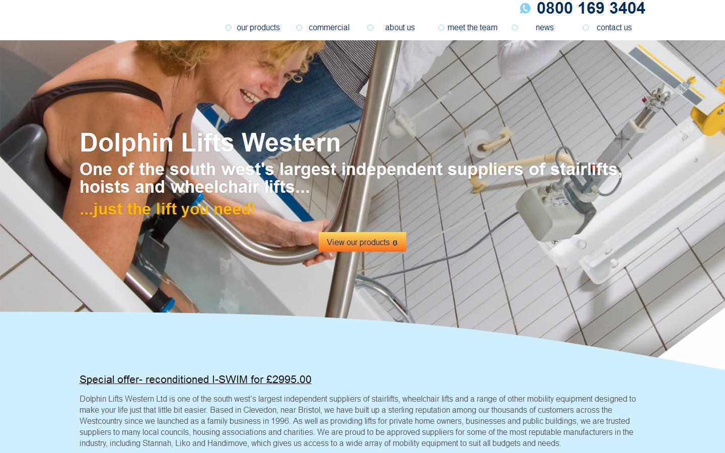 Dolphin Lifts Western Ltd Website