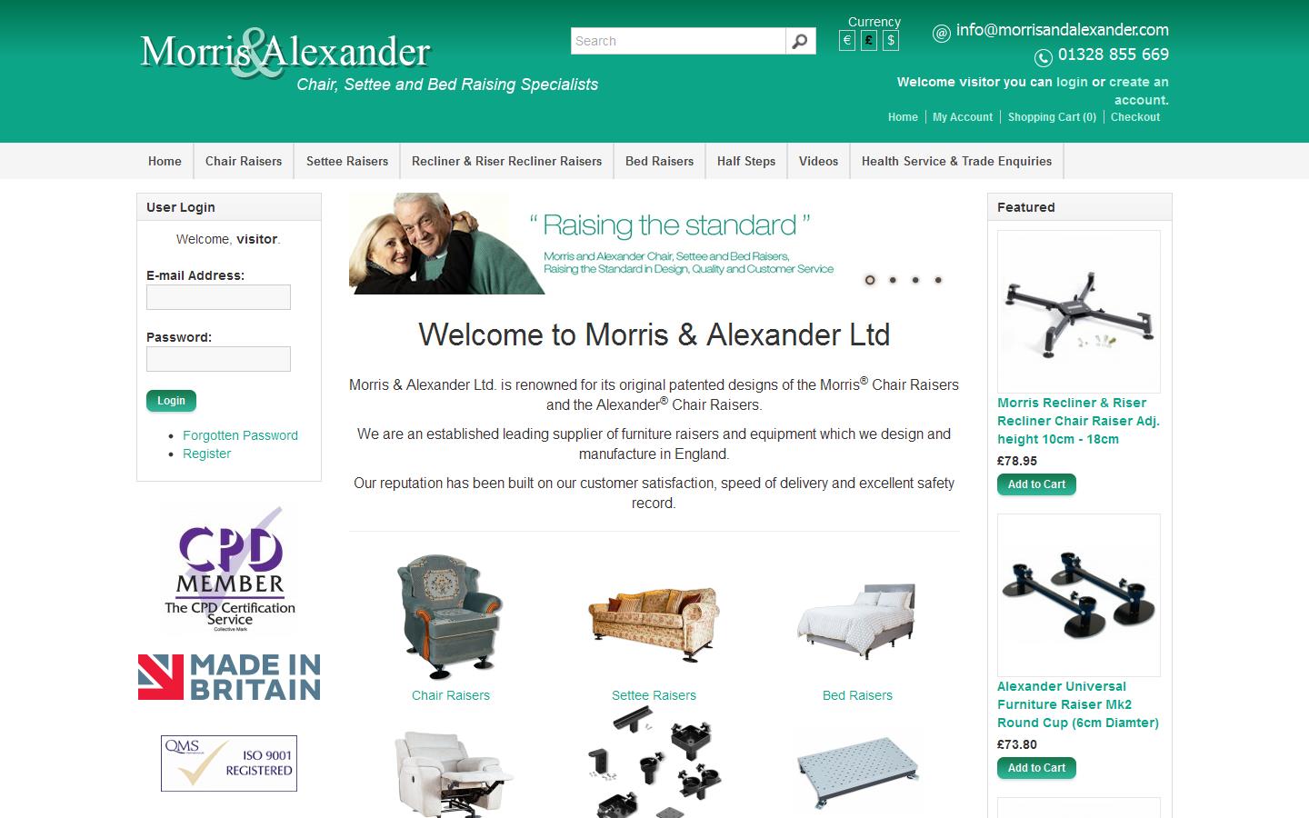 Morris & Alexander Website