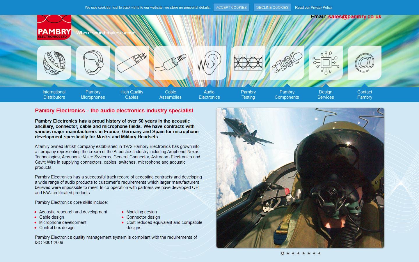 Pambry Electronics Ltd Website