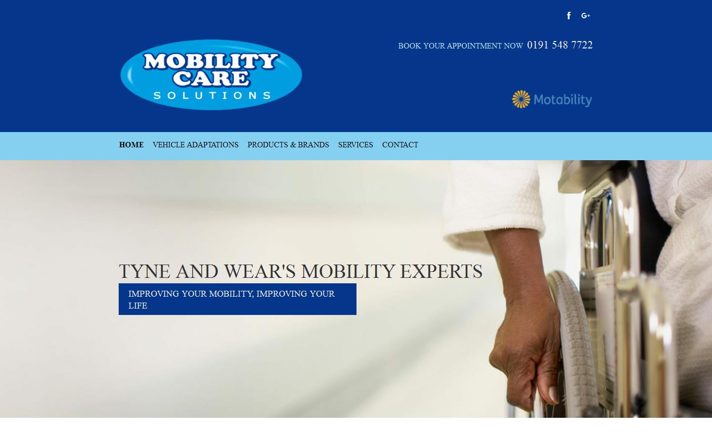 Mobility Care Solutions Website