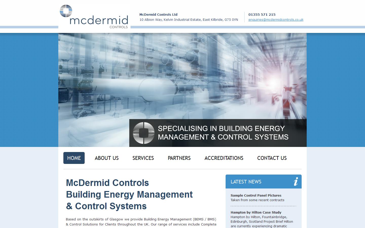 McDermid Controls Website
