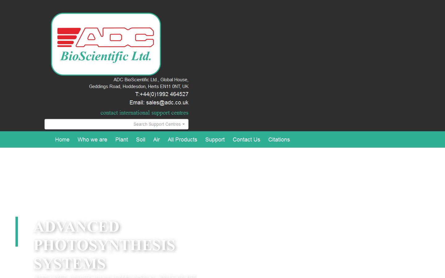 A D C Bioscientific Ltd Website