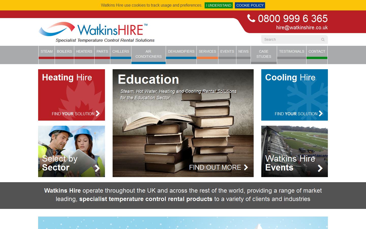 Watkins Hire Website