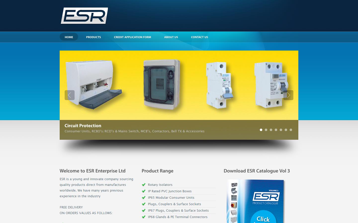 E S R Enterprise Website