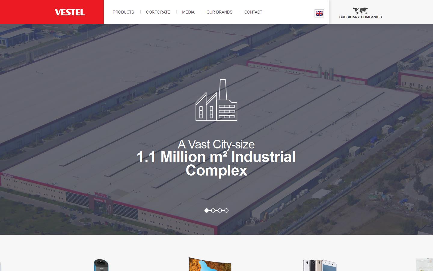 Vestel UK Ltd Website