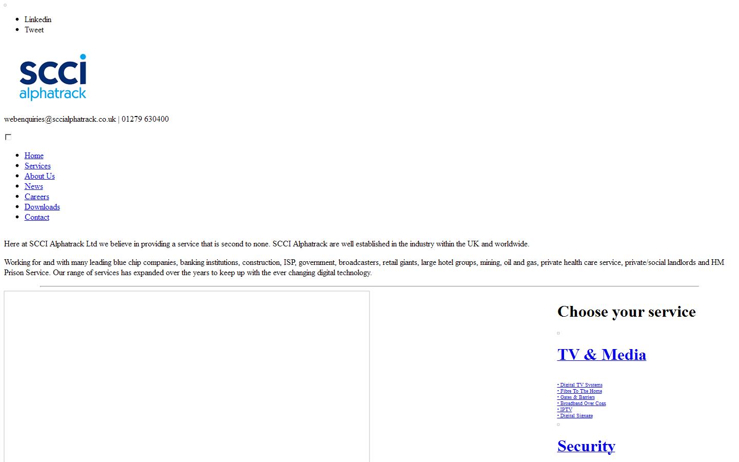 S C C I Alpha Track Website