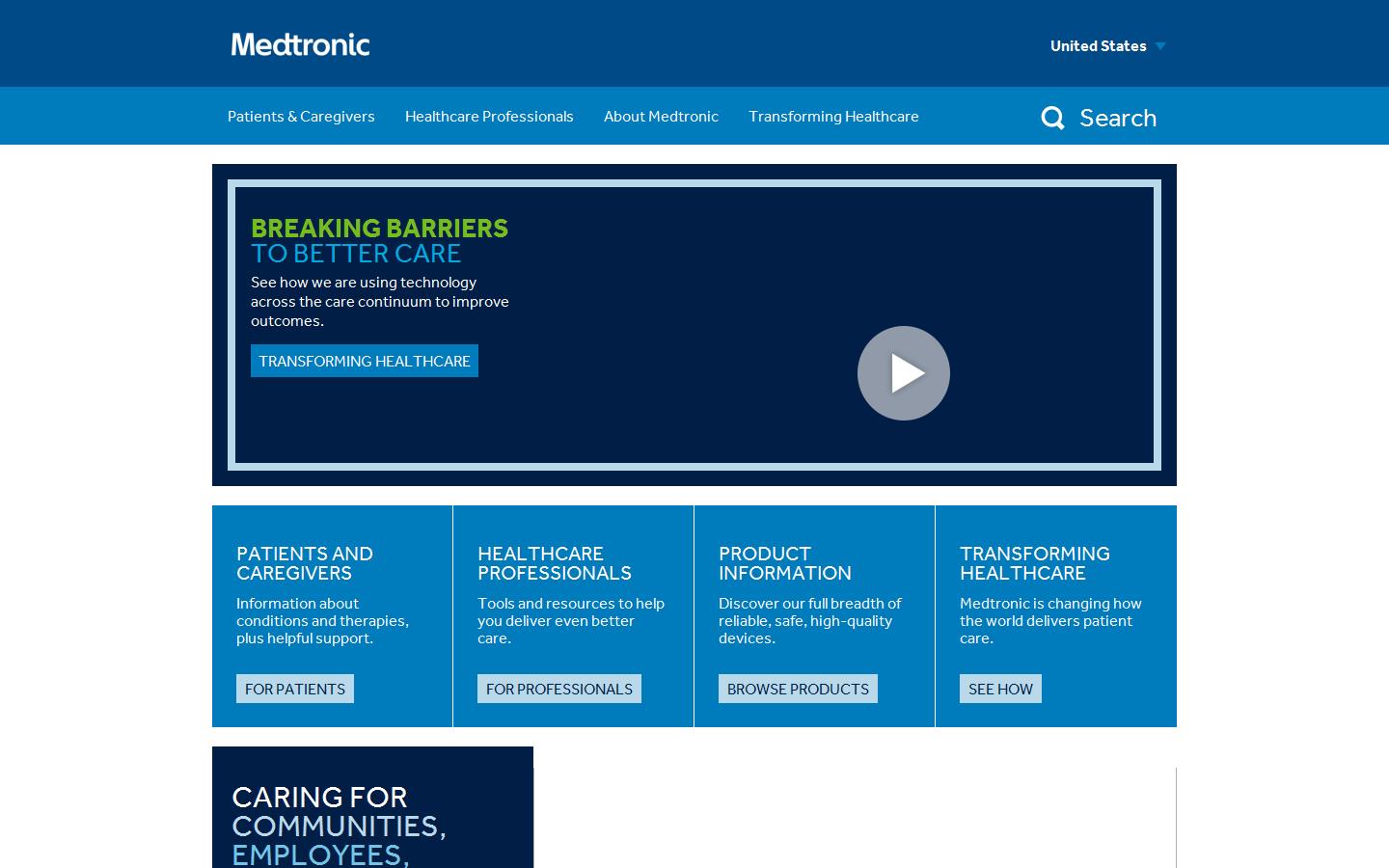 Medtronic Website