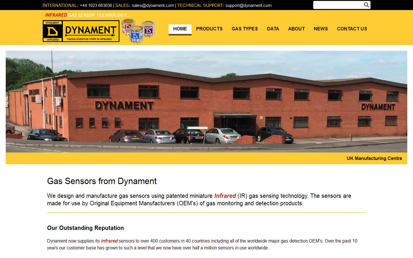 Dynament Website