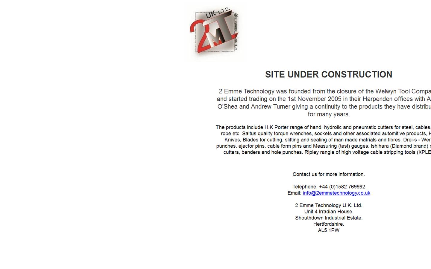 2Emme Technology Ltd Website