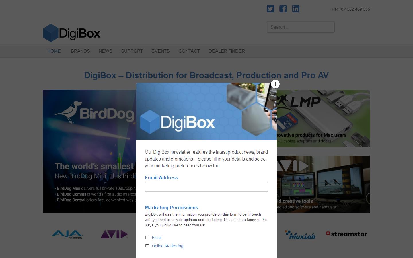 Digi Box Website