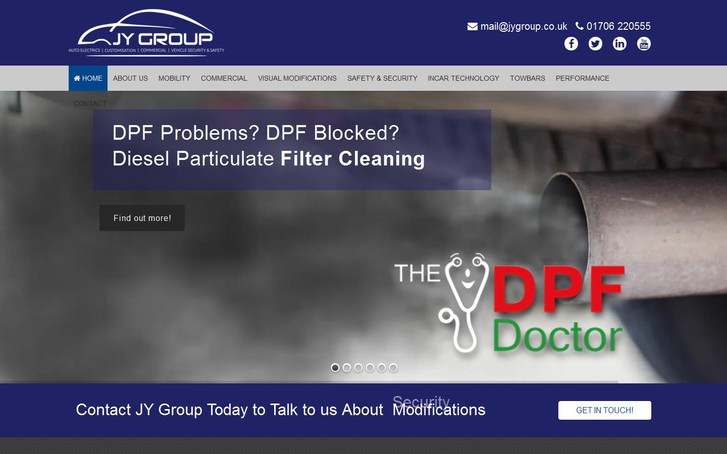 J Y Auto Electrics Ltd Website