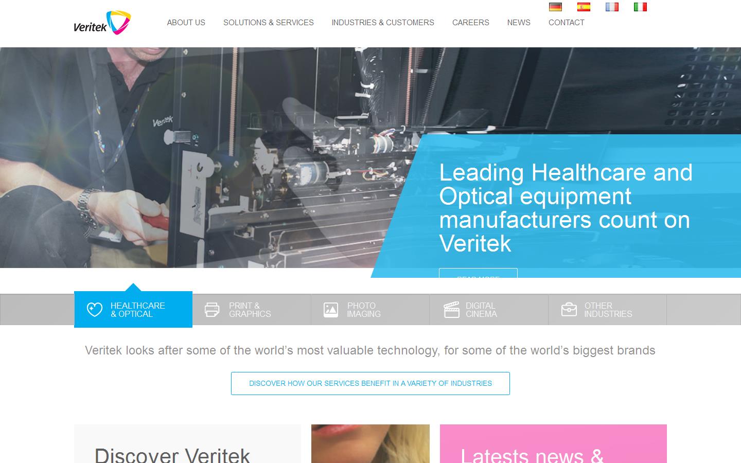 Veritek Global Ltd Website