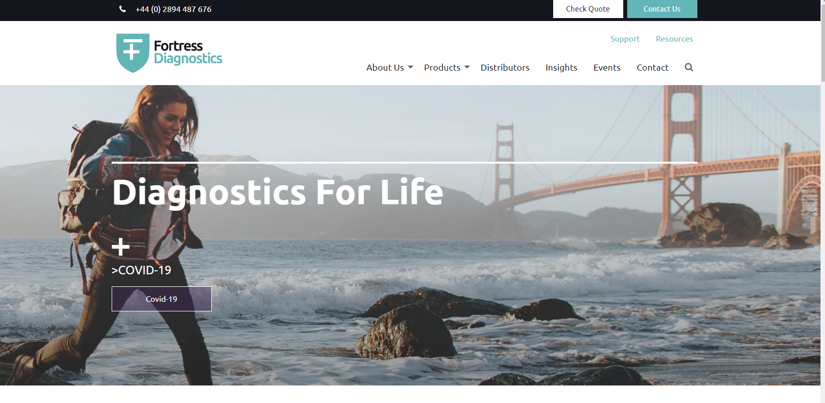 Fortress Diagnostics Website