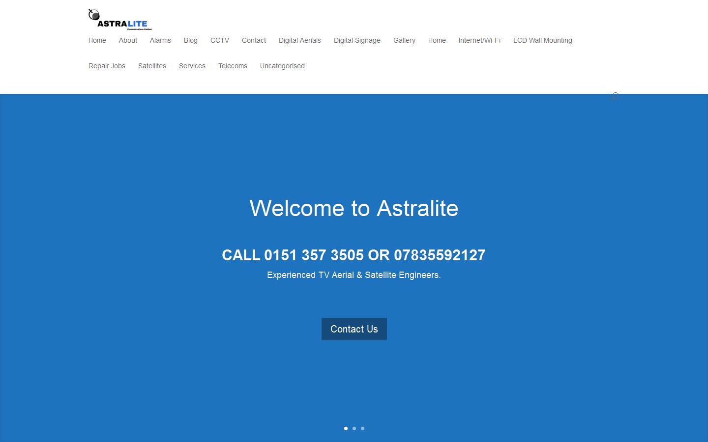 Astralite Communications Ltd Website