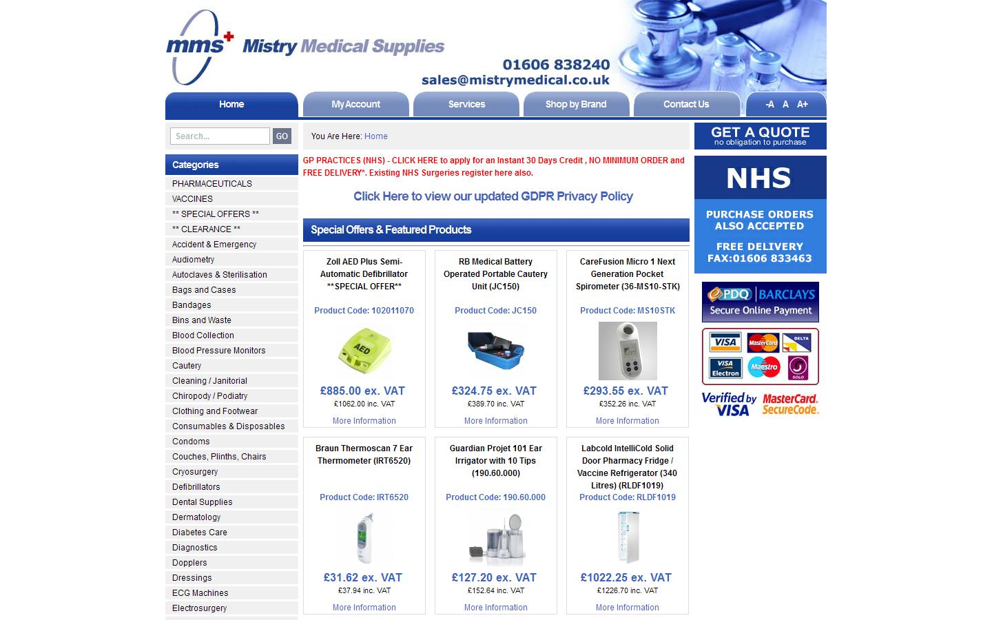 Mistry Medical Website