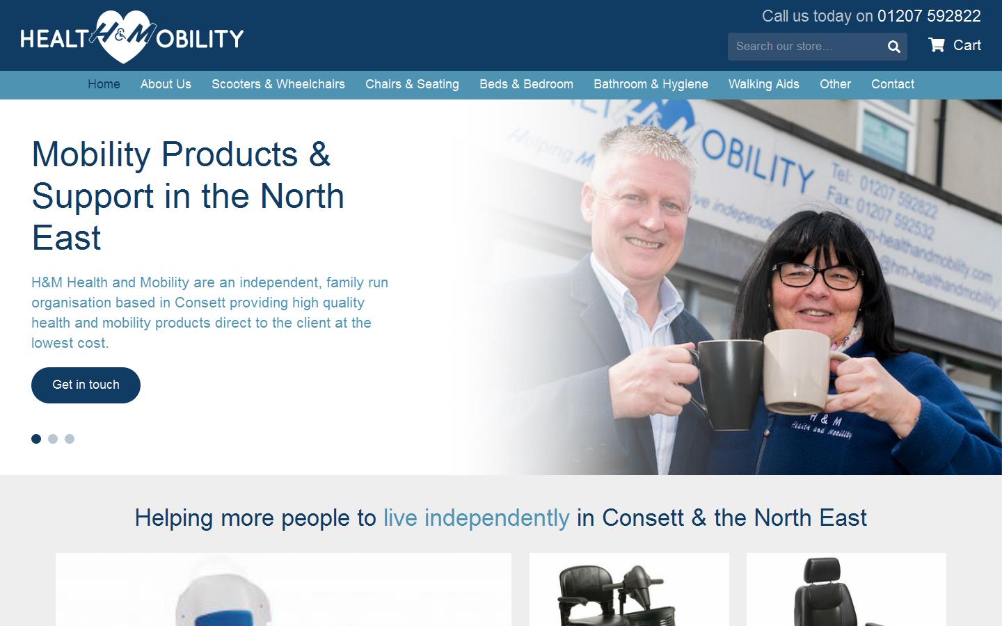 H & M Health & Mobility Website