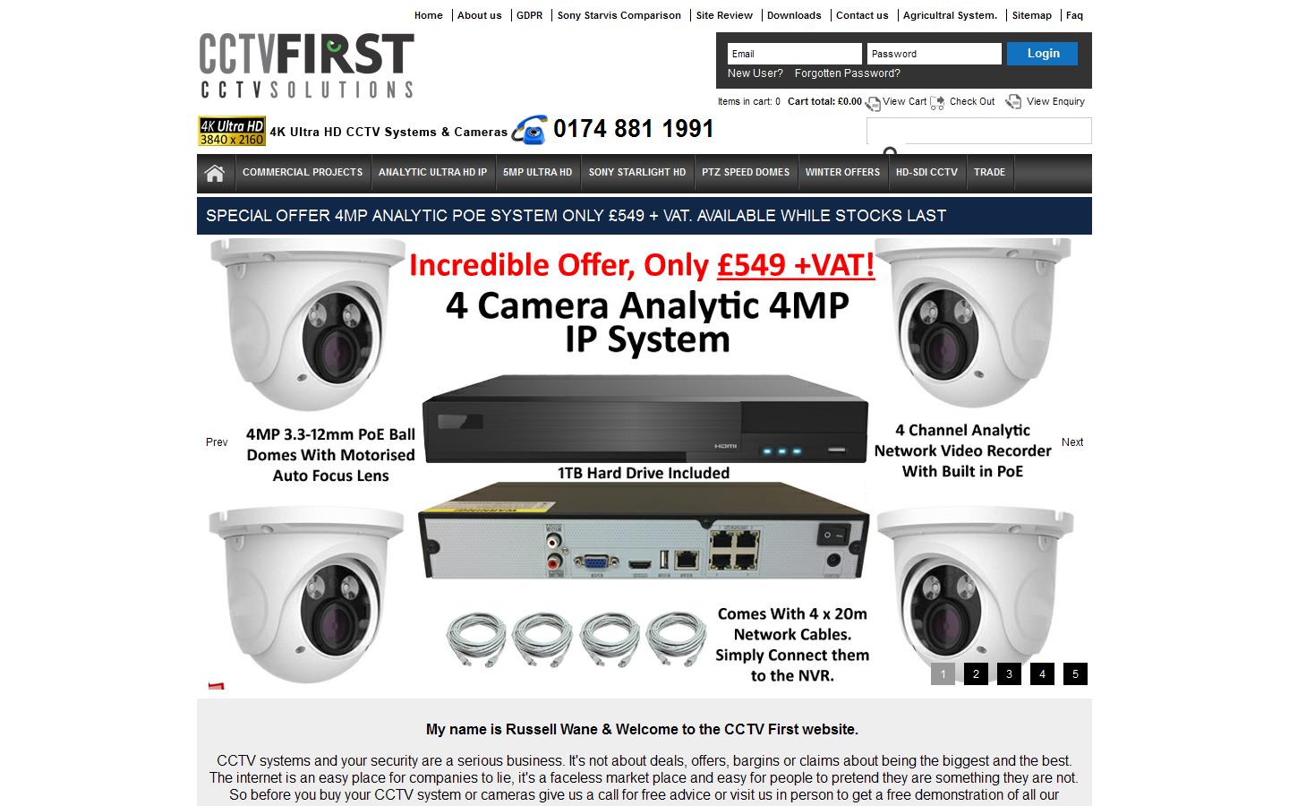 C C T V First Website