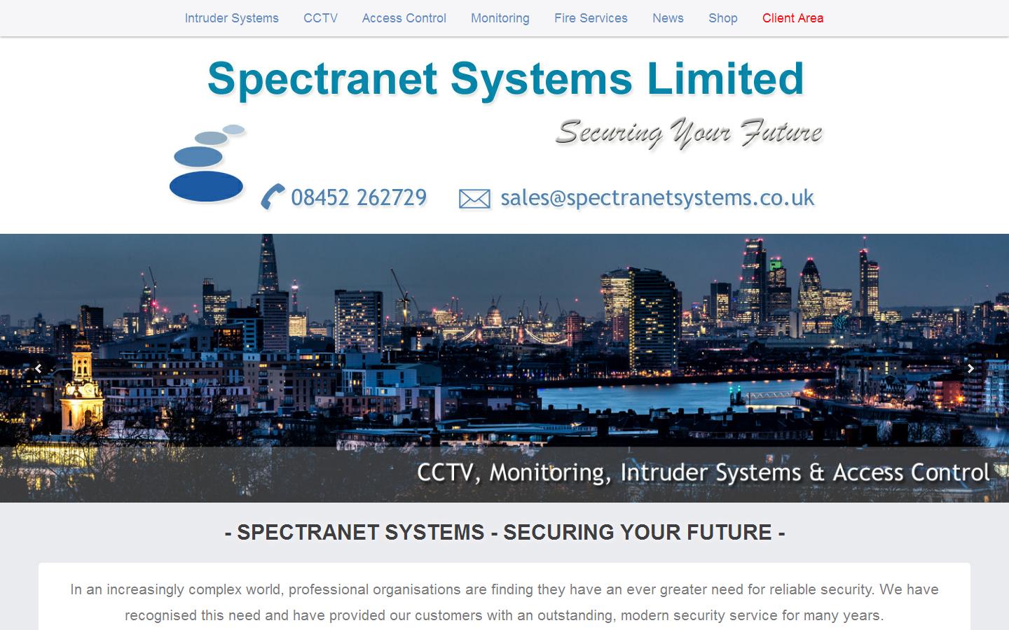 Spectranet System Southern Ltd Website