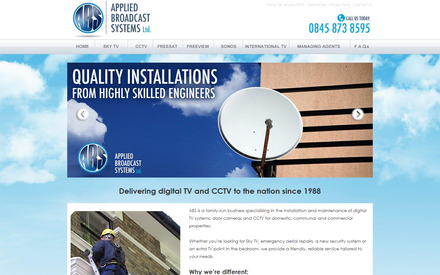 Applied Broadcast Systems Ltd Website