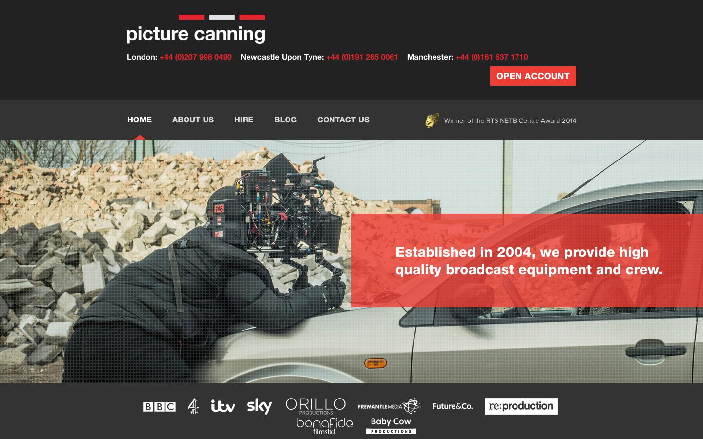 Picture Canning North Website