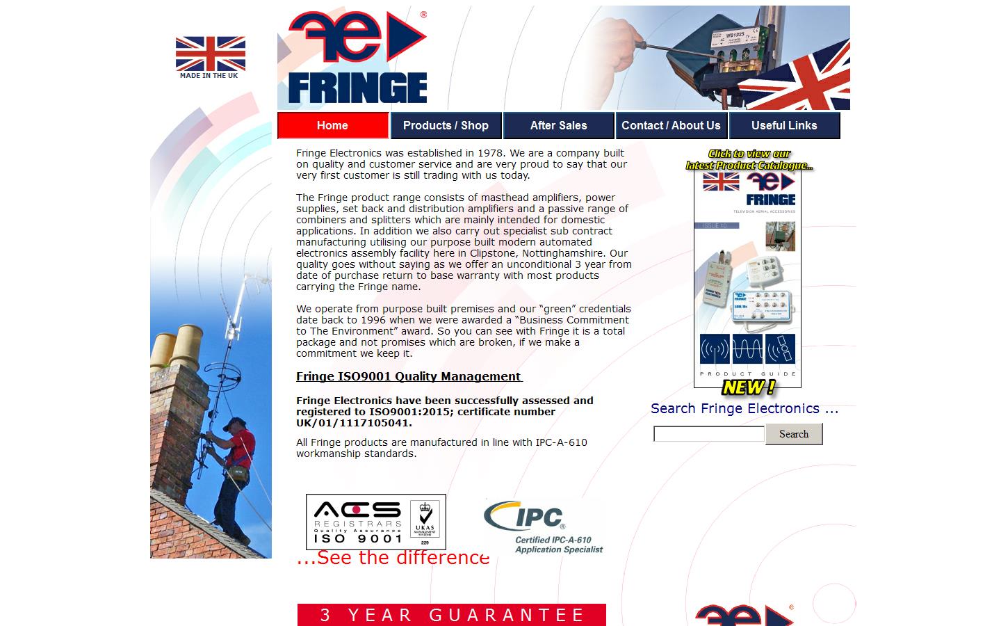 Fringe Electronics Ltd Website