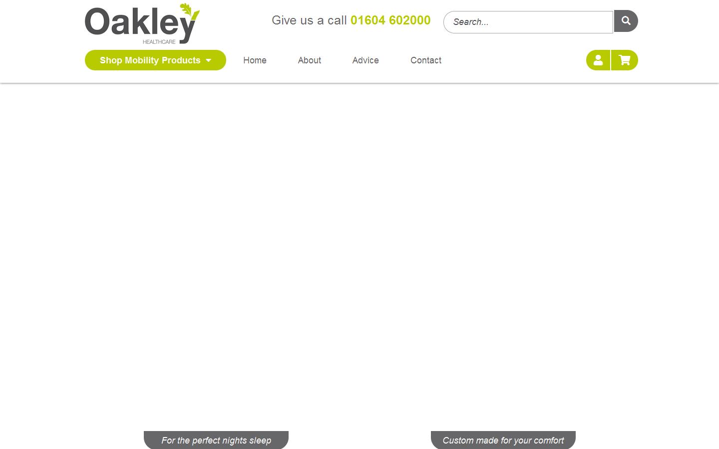 Oakley Healthcare Website