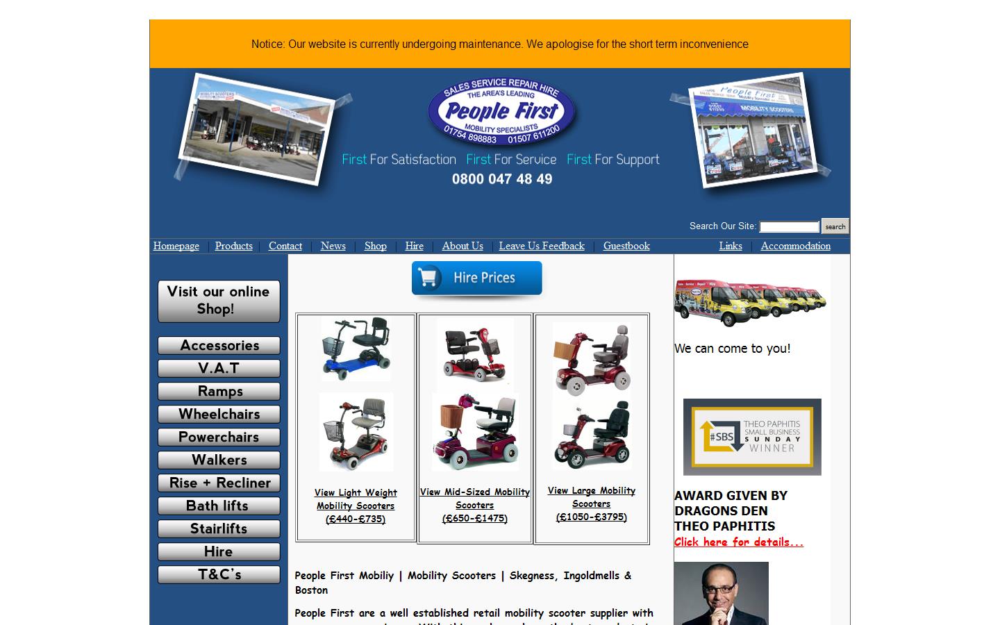 People First Mobility Website