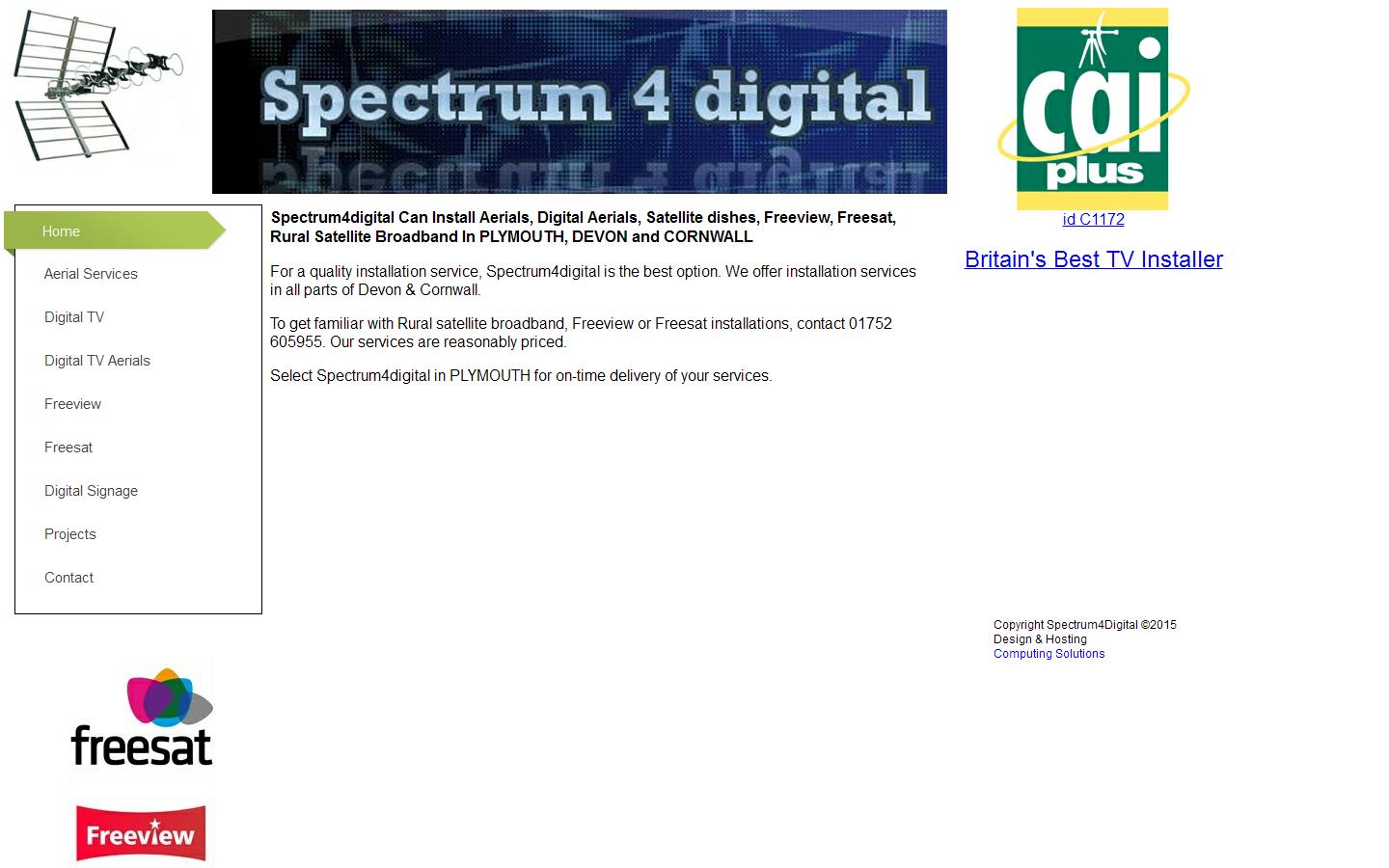 Spectrum 4 Digital Website