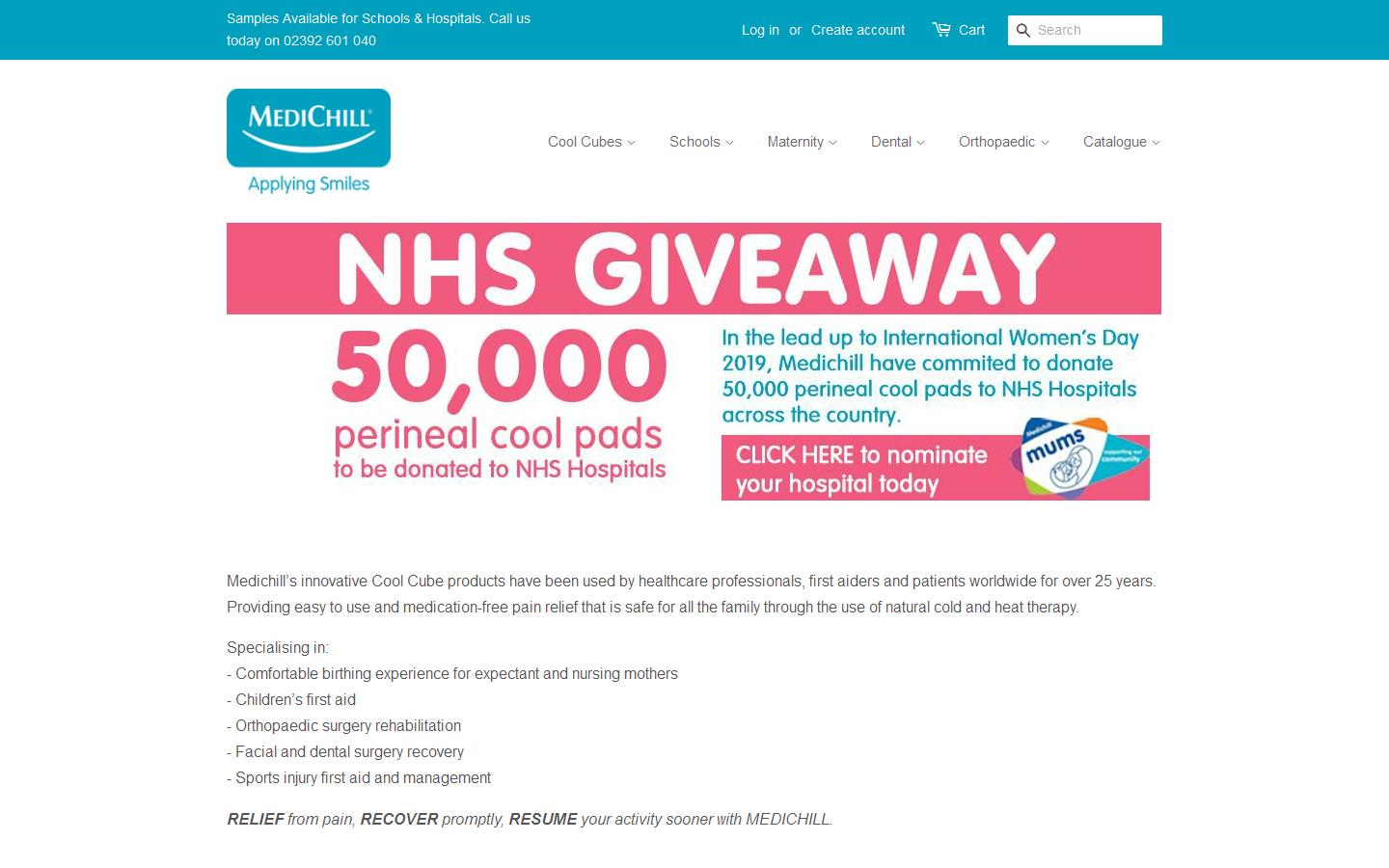 Medichill UK Ltd Website