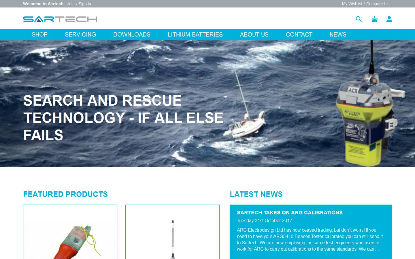 Sartech Engineering Ltd Website