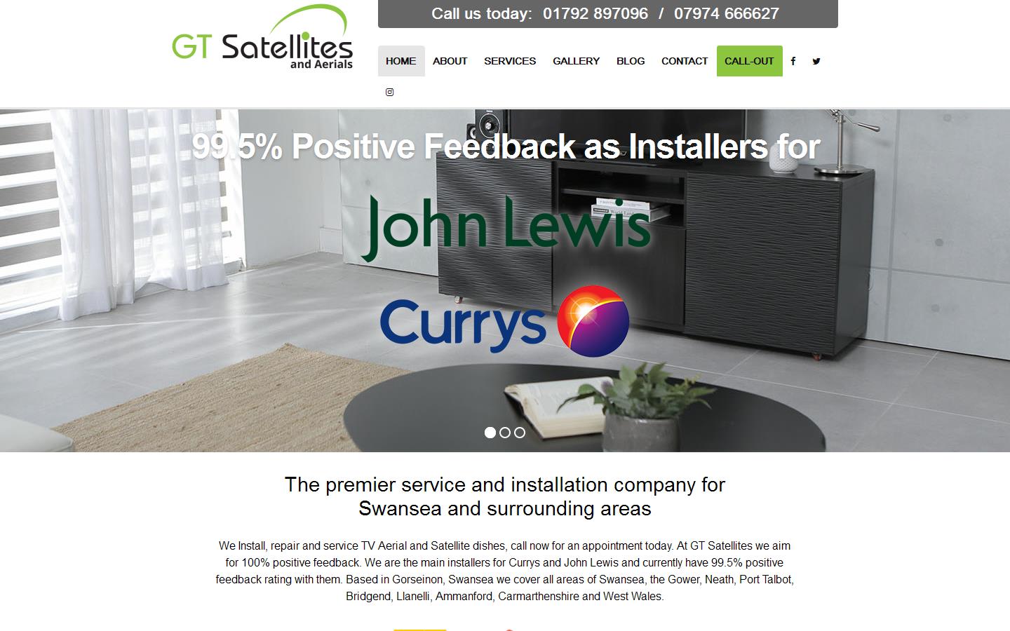 G T Satellites Ltd Website