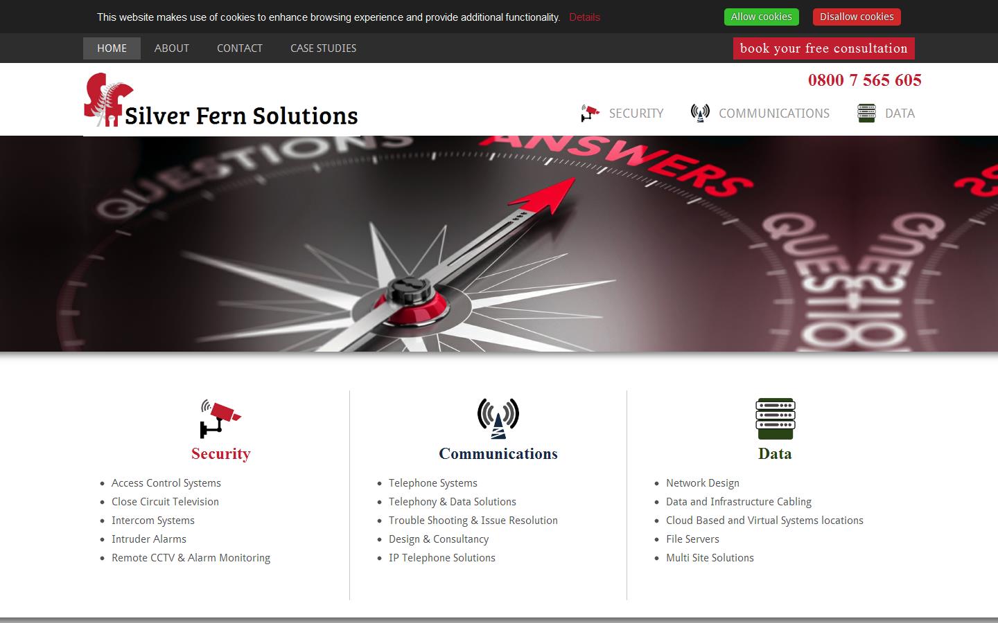 Silver Fern Security Website