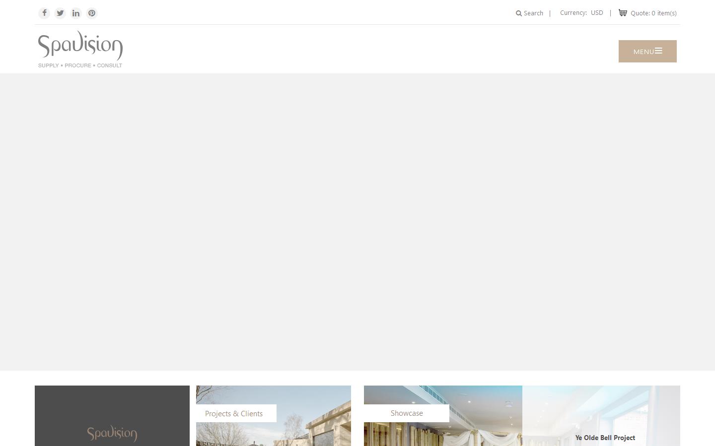 Spa Vision Ltd Website