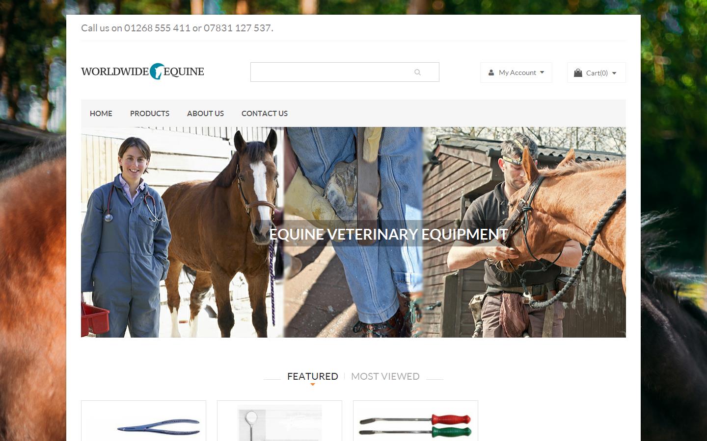 Worldwide Equine Dental Supply Co. Ltd Website